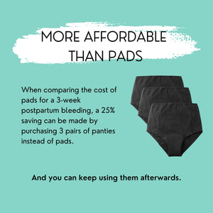 REUSABLE POSTPARTUM PANTIES