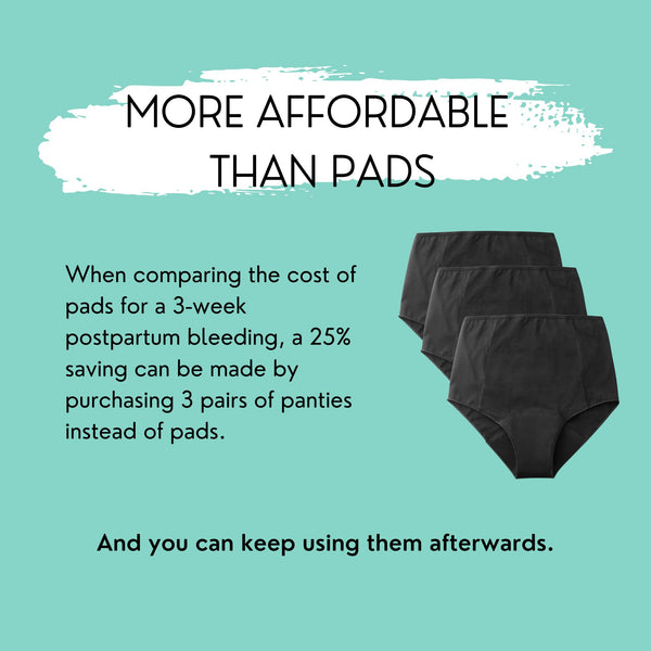REUSABLE POSTPARTUM PANTIES